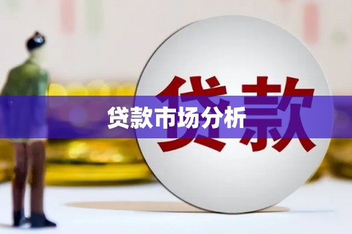 榆树贷款市场分析