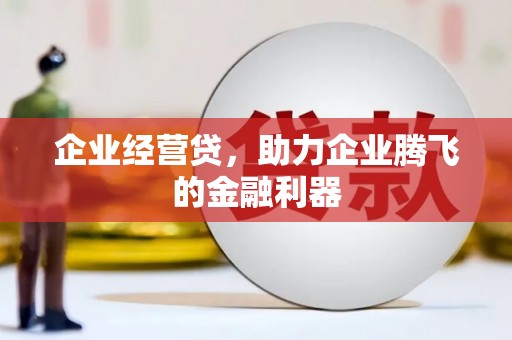 榆树企业经营贷，助力企业腾飞的金融利器