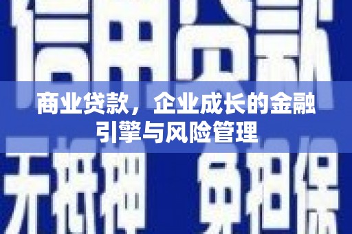 榆树商业贷款，企业成长的金融引擎与风险管理