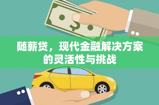 榆树随薪贷，现代金融解决方案的灵活性与挑战