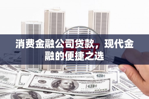 榆树消费金融公司贷款，现代金融的便捷之选