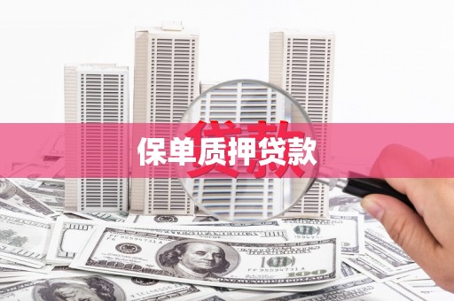 榆树保单质押贷款