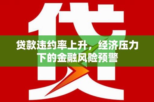 榆树贷款违约率上升，经济压力下的金融风险预警