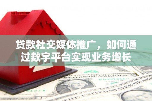 榆树贷款社交媒体推广，如何通过数字平台实现业务增长