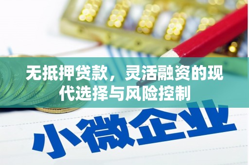 榆树无抵押贷款，灵活融资的现代选择与风险控制