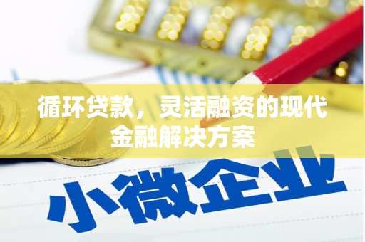 榆树循环贷款，灵活融资的现代金融解决方案