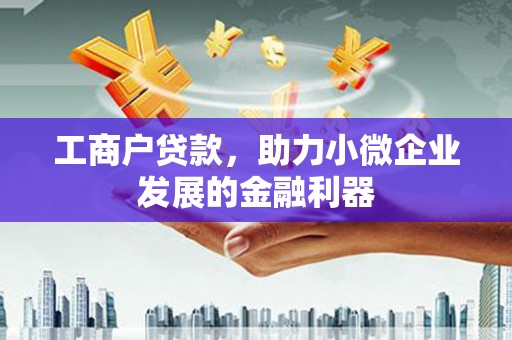 榆树工商户贷款，助力小微企业发展的金融利器