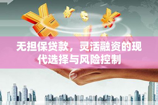 榆树无担保贷款，灵活融资的现代选择与风险控制