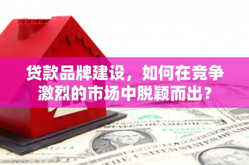 榆树贷款品牌建设，如何在竞争激烈的市场中脱颖而出？