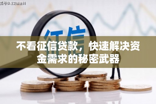 榆树不看征信贷款，快速解决资金需求的秘密武器