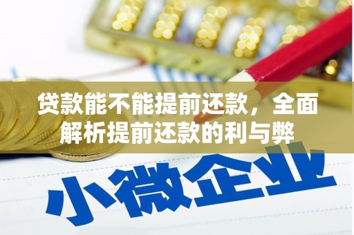 榆树贷款能不能提前还款，全面解析提前还款的利与弊