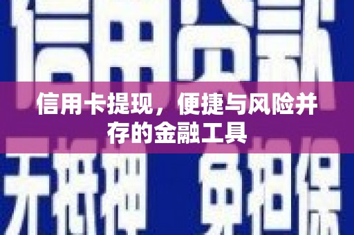 榆树信用卡提现，便捷与风险并存的金融工具