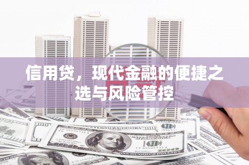 榆树信用贷，现代金融的便捷之选与风险管控