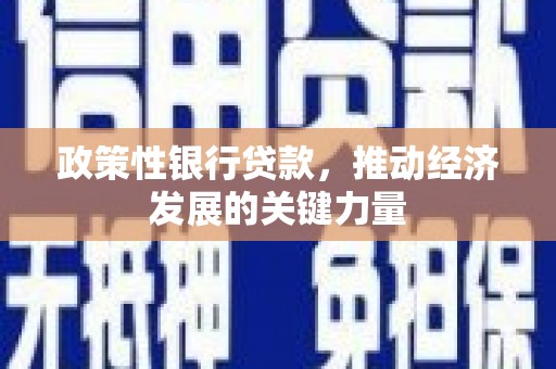 榆树政策性银行贷款，推动经济发展的关键力量