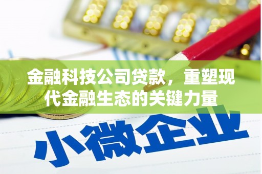 榆树金融科技公司贷款，重塑现代金融生态的关键力量