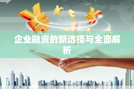 榆树企业融资的新选择与全面解析