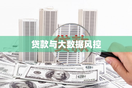 榆树贷款与大数据风控